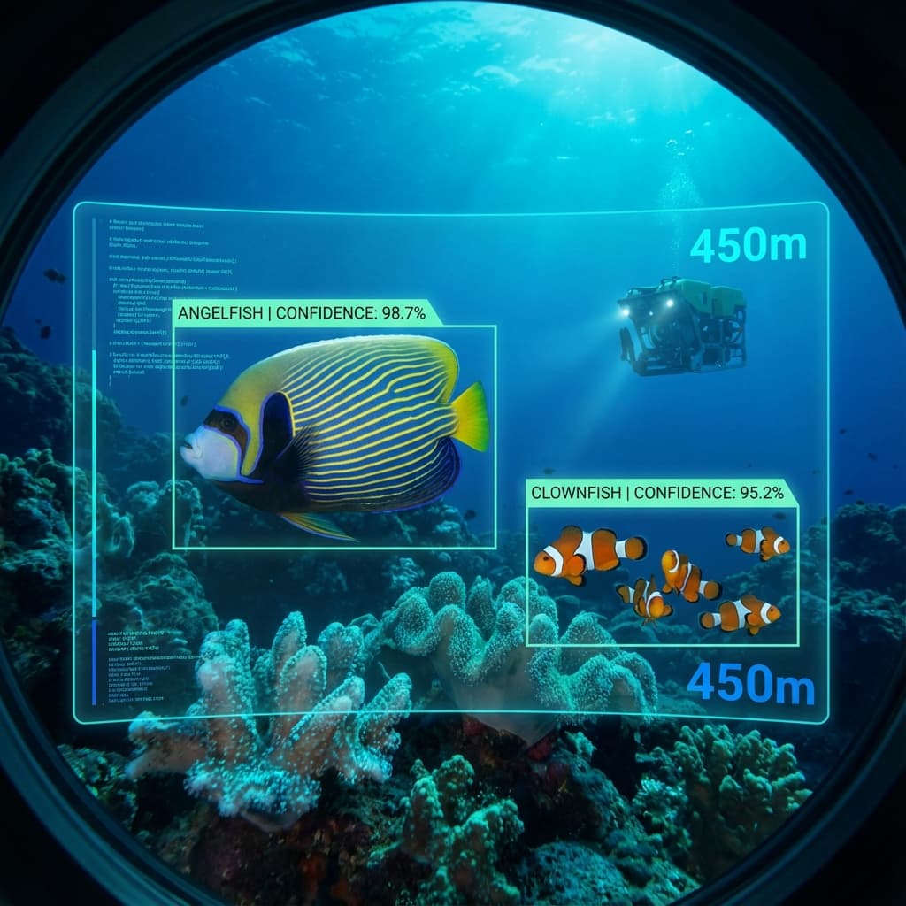 Screenshot of Fish Detection System project